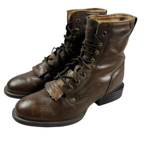 Twisted X western lace up boots size 5.5B